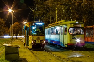 GT6 #910, 105N #713: Szczecin, pętla Basen Górniczy