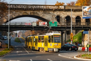KT4Dt #115+113: Szczecin, rondo Pileckiego 