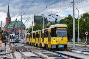 KT4Dt #152+151: Szczecin, ul. Energetyków KT4Dt #152+151: Szczecin, ul. Energetyków