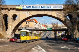 KT4Dt #7046+7023: Szczecin, ul. Ku Słońcu KT4Dt #7046+7023: Szczecin, ul. Ku Słońcu